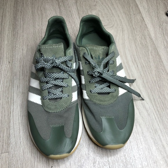 forest green sneakers